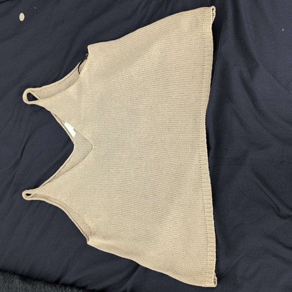 H&M Beige Knit Tank Top